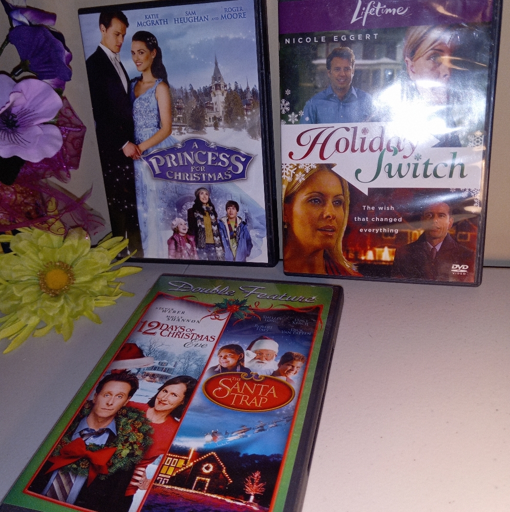 Set of Three Christmas Movies